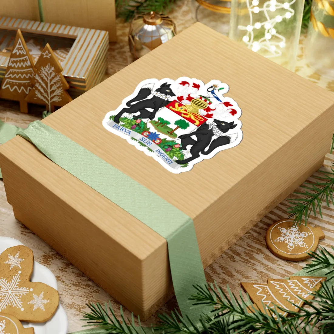 Coat of arms of Prince Edward Island Canada (Canada) (Coat of Arms) STICKER Vinyl Kiss-Cut Decal - The Sticker Space