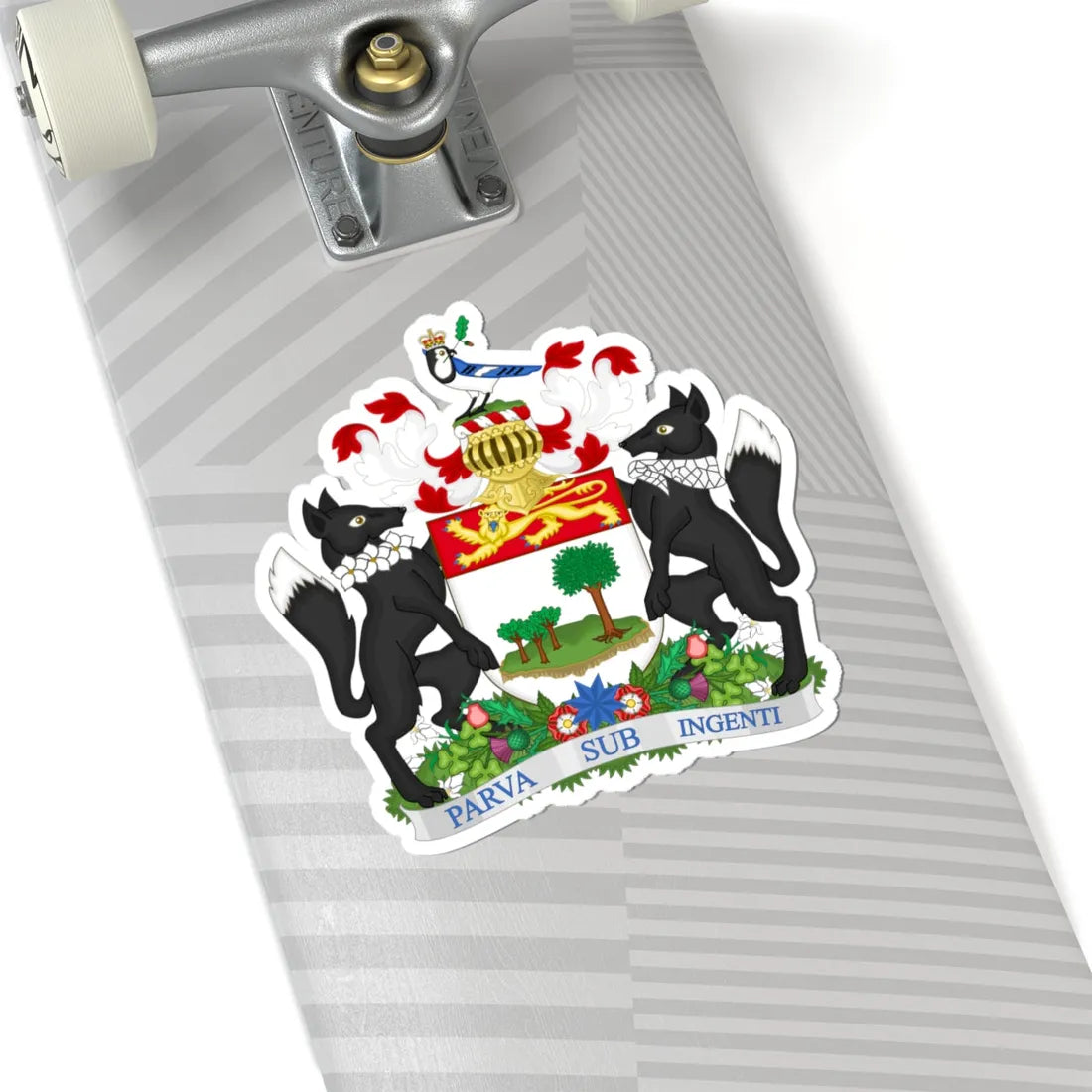 Coat of arms of Prince Edward Island Canada (Canada) (Coat of Arms) STICKER Vinyl Kiss-Cut Decal - The Sticker Space