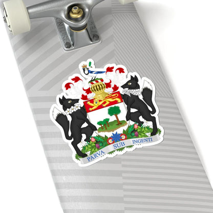 Coat of arms of Prince Edward Island Canada (Canada) (Coat of Arms) STICKER Vinyl Kiss-Cut Decal - The Sticker Space