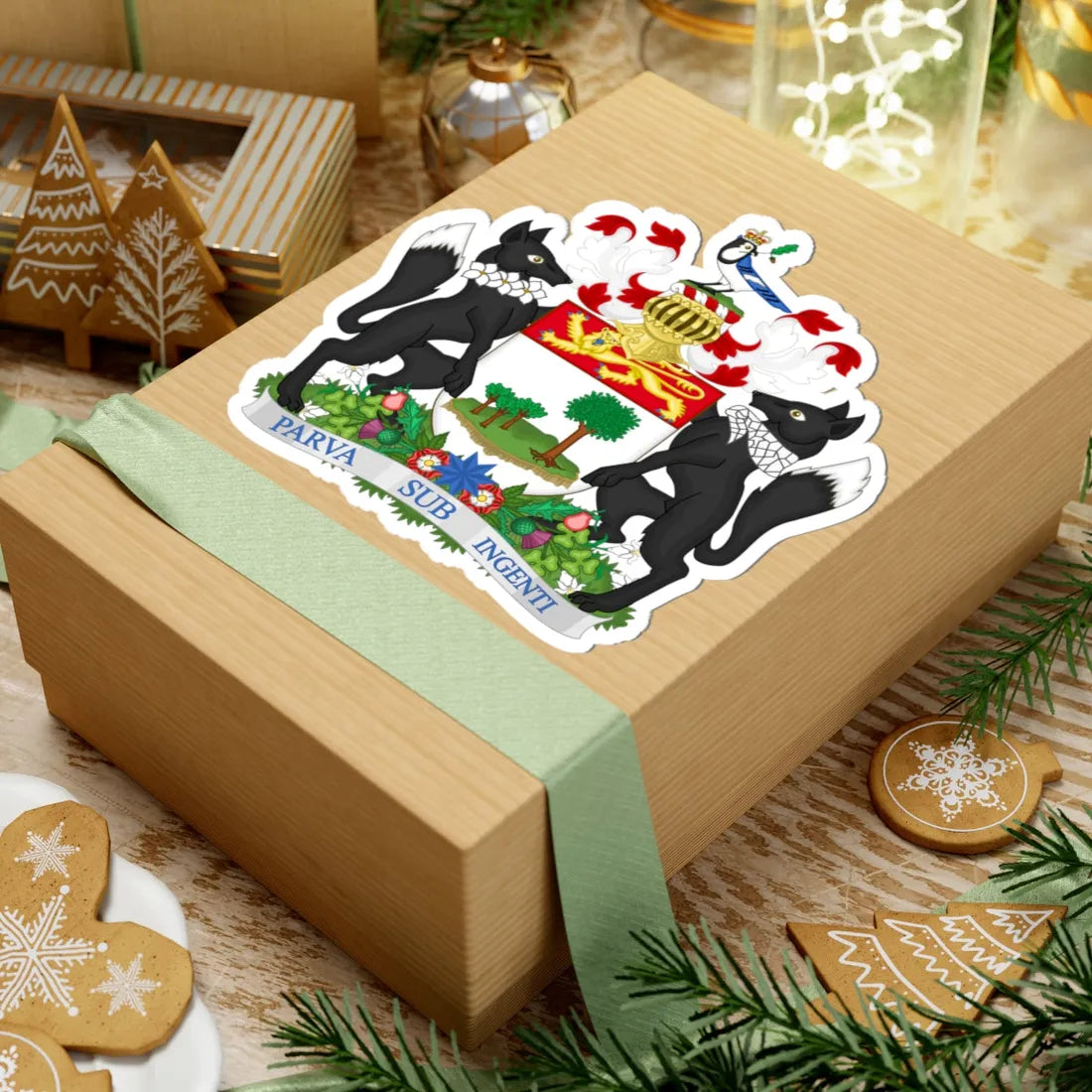 Coat of arms of Prince Edward Island Canada (Canada) (Coat of Arms) STICKER Vinyl Kiss-Cut Decal - The Sticker Space