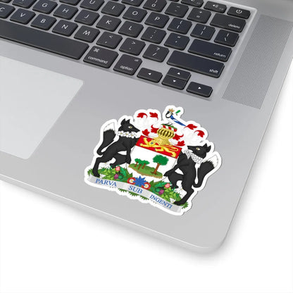 Coat of arms of Prince Edward Island Canada (Canada) (Coat of Arms) STICKER Vinyl Kiss-Cut Decal - The Sticker Space