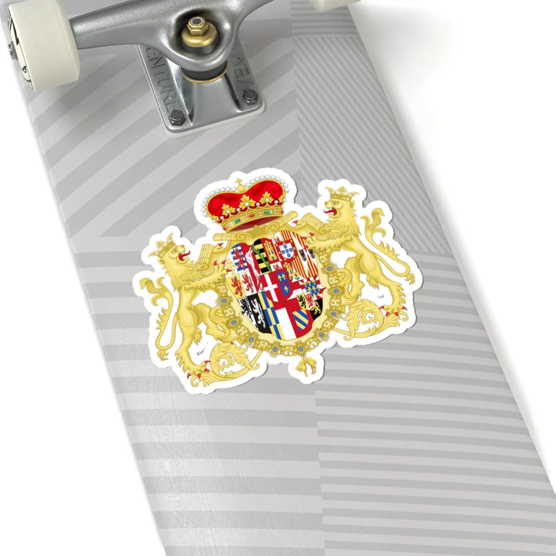 Coat of Arms of Prince Eugene of Savoy - House of Austria Augmentation (Austria) (Coat of Arms) STICKER Vinyl Kiss-Cut Decal - The Sticker Space
