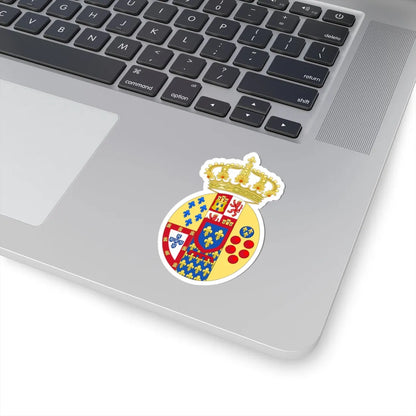 Coat of Arms of Princes of the Royal House of the Two Sicilies (Italy) (Coat of Arms) STICKER Vinyl Kiss-Cut Decal - The Sticker Space
