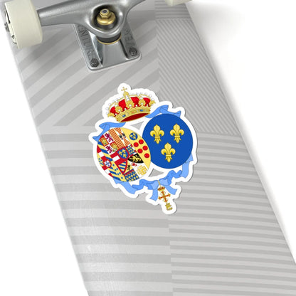 Coat of arms of Princess Anne Duchess of Calabria Spanish Heraldry (Italy) (Coat of Arms) STICKER Vinyl Kiss-Cut Decal - The Sticker Space