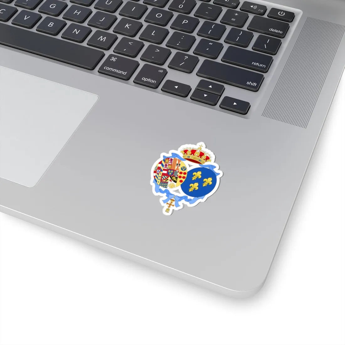 Coat of arms of Princess Anne Duchess of Calabria Spanish Heraldry (Italy) (Coat of Arms) STICKER Vinyl Kiss-Cut Decal - The Sticker Space