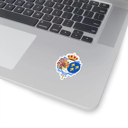 Coat of arms of Princess Anne Duchess of Calabria Spanish Heraldry (Italy) (Coat of Arms) STICKER Vinyl Kiss-Cut Decal - The Sticker Space