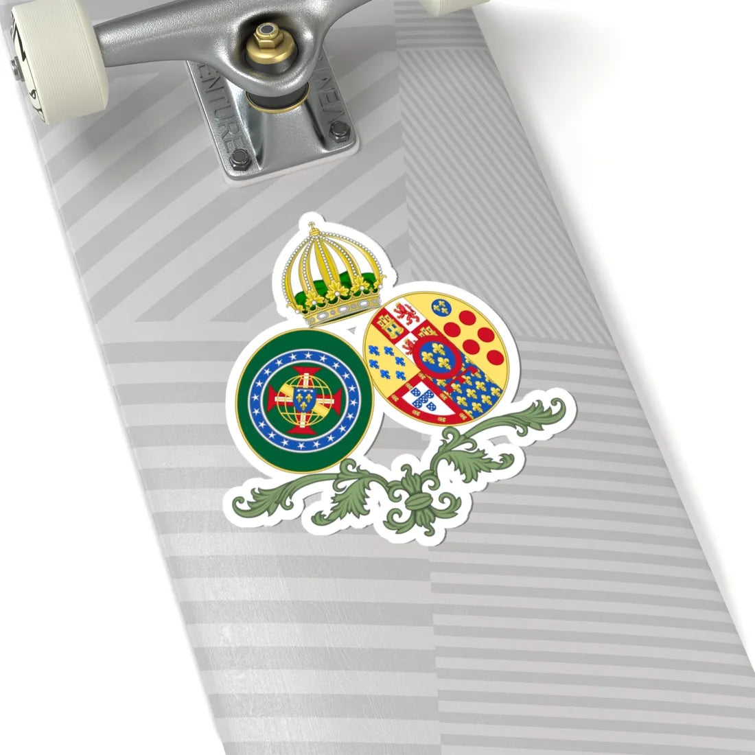 Coat of arms of Princess Maria de la Esperanza of Bourbon-Two Sicilies (Italy) (Coat of Arms) STICKER Vinyl Kiss-Cut Decal - The Sticker Space