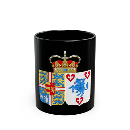 Coat of arms of Princess Marie of Denmark - Black Coffee Mug-11oz-The Sticker Space