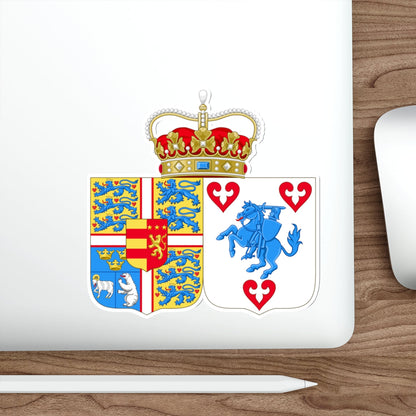 Coat of arms of Princess Marie of Denmark STICKER Vinyl Die-Cut Decal-The Sticker Space