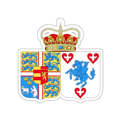 Coat of arms of Princess Marie of Denmark STICKER Vinyl Die-Cut Decal - The Sticker Space
