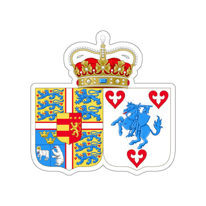 Coat of arms of Princess Marie of Denmark STICKER Vinyl Die-Cut Decal-White-The Sticker Space