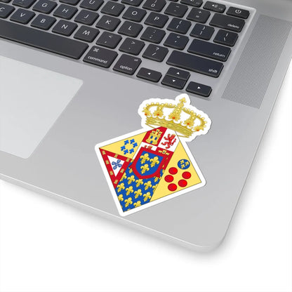 Coat of Arms of Princess of the Royal House of the Two Sicilies (Italy) (Coat of Arms) STICKER Vinyl Kiss-Cut Decal - The Sticker Space