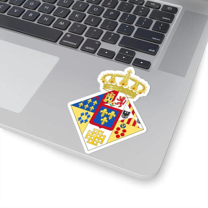 Coat of Arms of Princess of the Two Sicilies (Italy) (Coat of Arms) STICKER Vinyl Kiss-Cut Decal - The Sticker Space