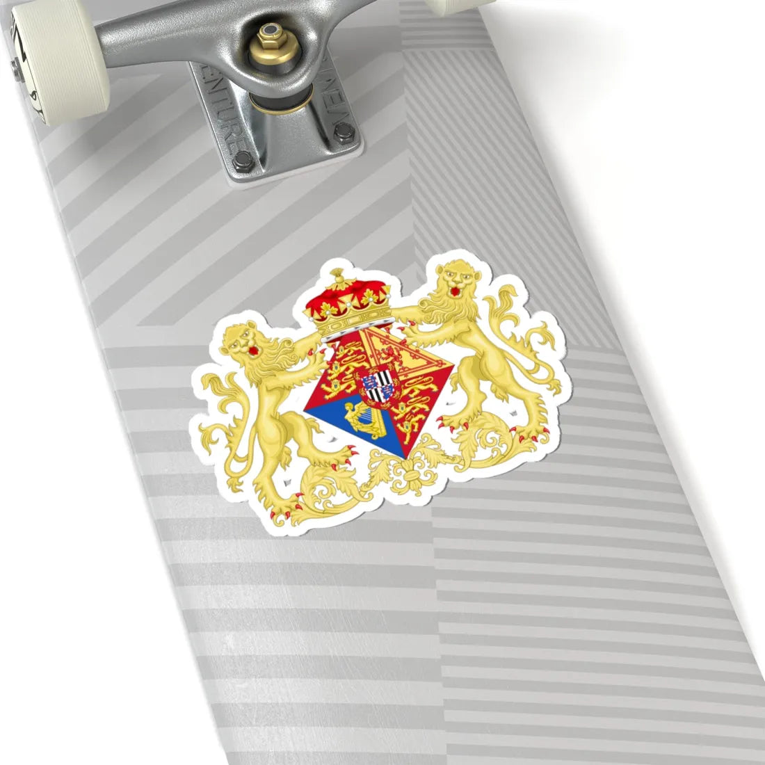 Coat of Arms of Princess Victoria Eugenie of Battenberg 1906 (Spain) (Coat of Arms) STICKER Vinyl Kiss-Cut Decal - The Sticker Space