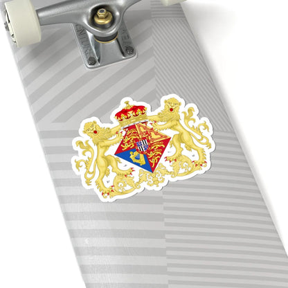 Coat of Arms of Princess Victoria Eugenie of Battenberg 1906 (Spain) (Coat of Arms) STICKER Vinyl Kiss-Cut Decal - The Sticker Space