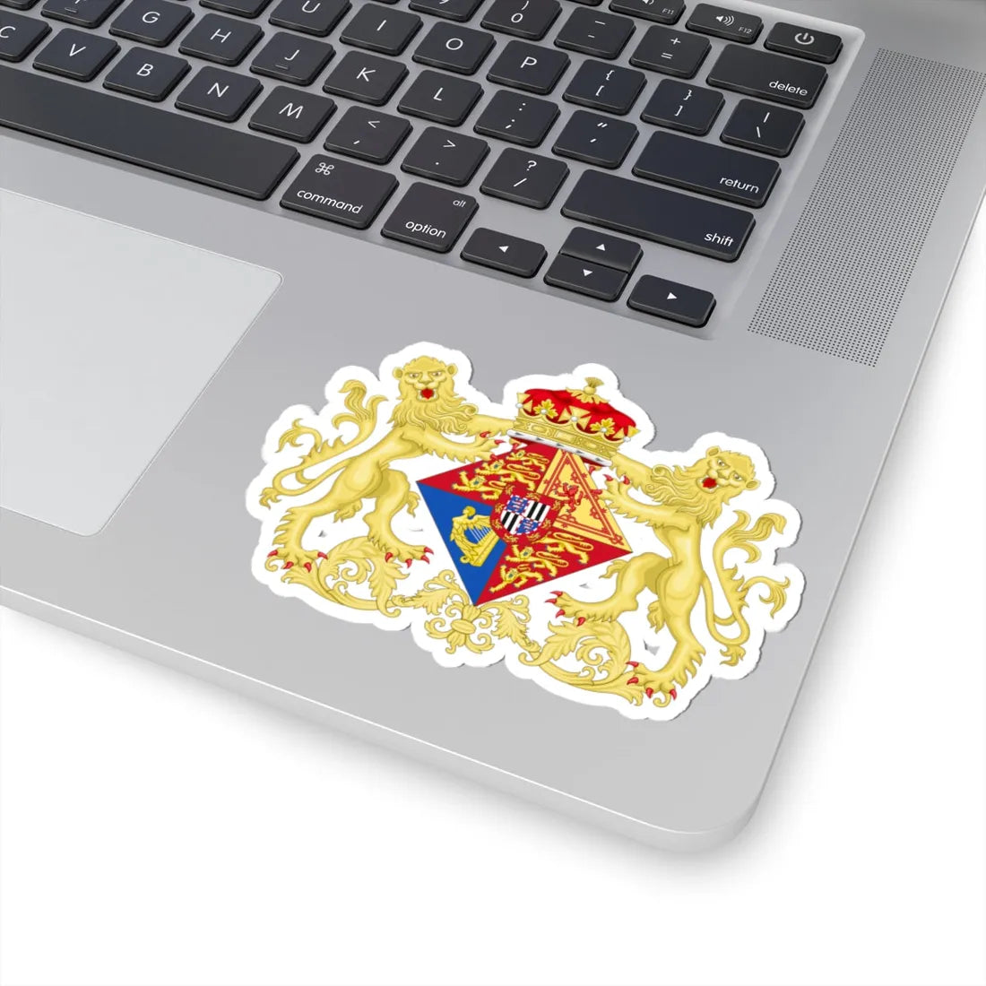 Coat of Arms of Princess Victoria Eugenie of Battenberg 1906 (Spain) (Coat of Arms) STICKER Vinyl Kiss-Cut Decal - The Sticker Space