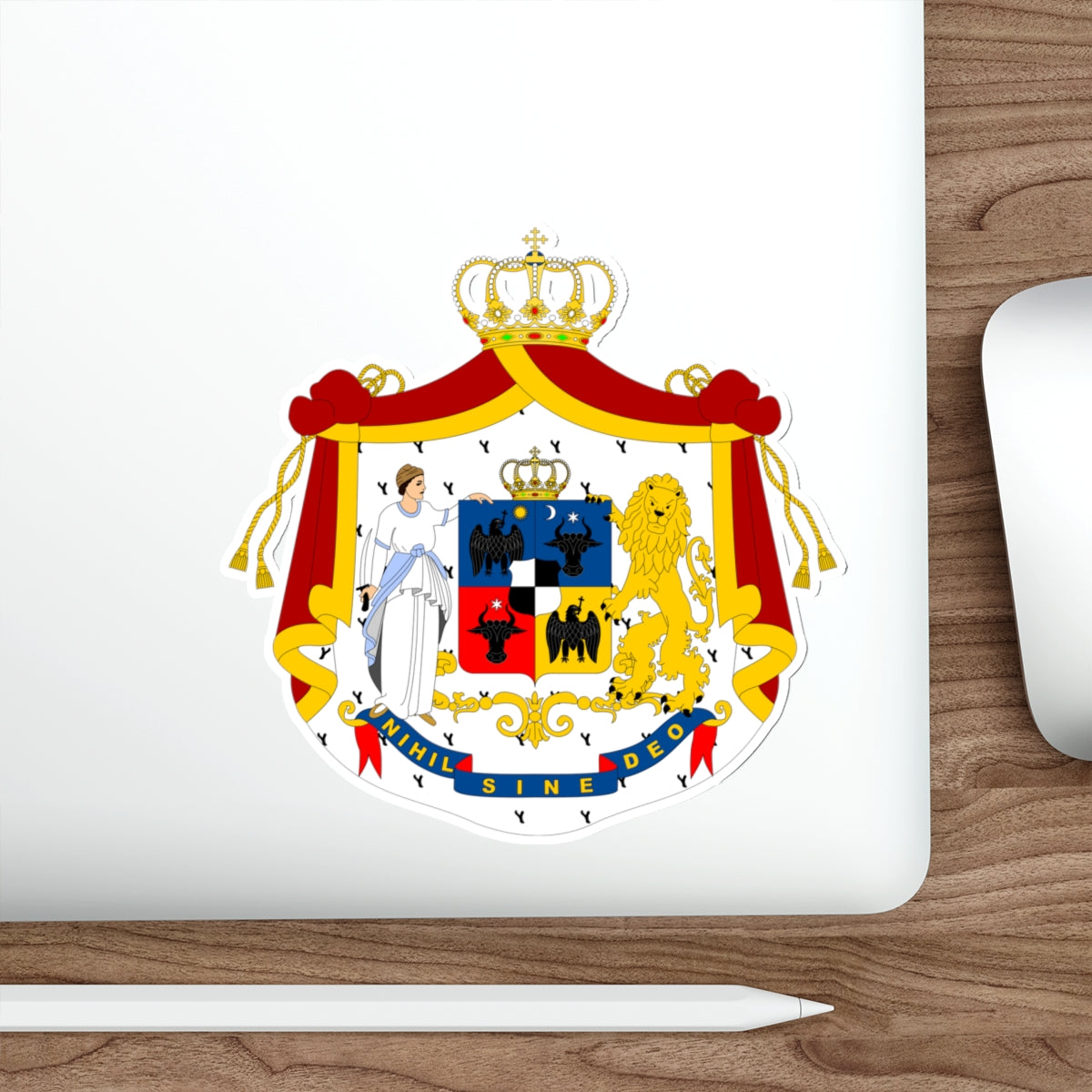 Coat of arms of Principality of Romania (1867-1872) STICKER Vinyl Die-Cut Decal-The Sticker Space