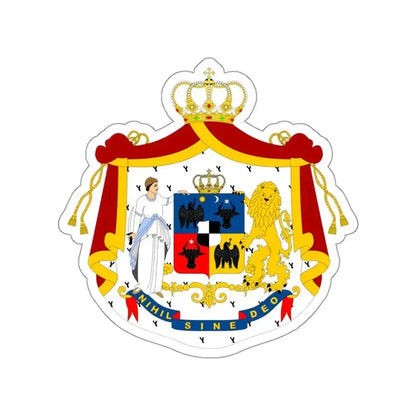 Coat of arms of Principality of Romania (1867-1872) STICKER Vinyl Die-Cut Decal 3 Inch - The Sticker Space