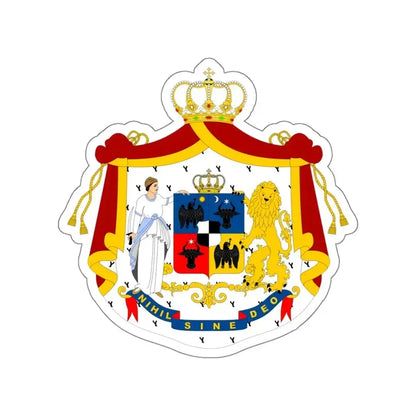 Coat of arms of Principality of Romania (1867-1872) STICKER Vinyl Die-Cut Decal - The Sticker Space