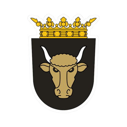 Coat of arms of Principality of Samegrelo (Georgia) (Coat of Arms) STICKER Vinyl Kiss-Cut Decal 2 Inch White - The Sticker Space