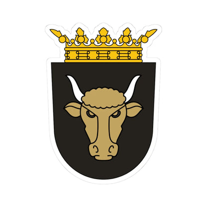 Coat of arms of Principality of Samegrelo (Georgia) (Coat of Arms) STICKER Vinyl Kiss-Cut Decal 3 Inch White - The Sticker Space