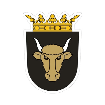 Coat of arms of Principality of Samegrelo (Georgia) (Coat of Arms) STICKER Vinyl Kiss-Cut Decal 4 Inch White - The Sticker Space