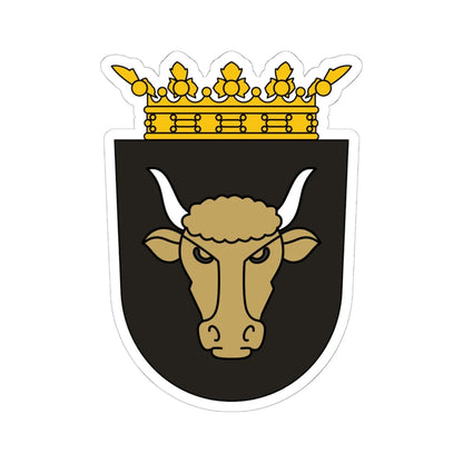 Coat of arms of Principality of Samegrelo (Georgia) (Coat of Arms) STICKER Vinyl Kiss-Cut Decal 6 Inch White - The Sticker Space