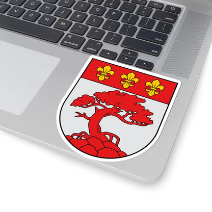 Coat of Arms of Pāvilosta (Latvia) (Coat of Arms) STICKER Vinyl Kiss-Cut Decal - The Sticker Space