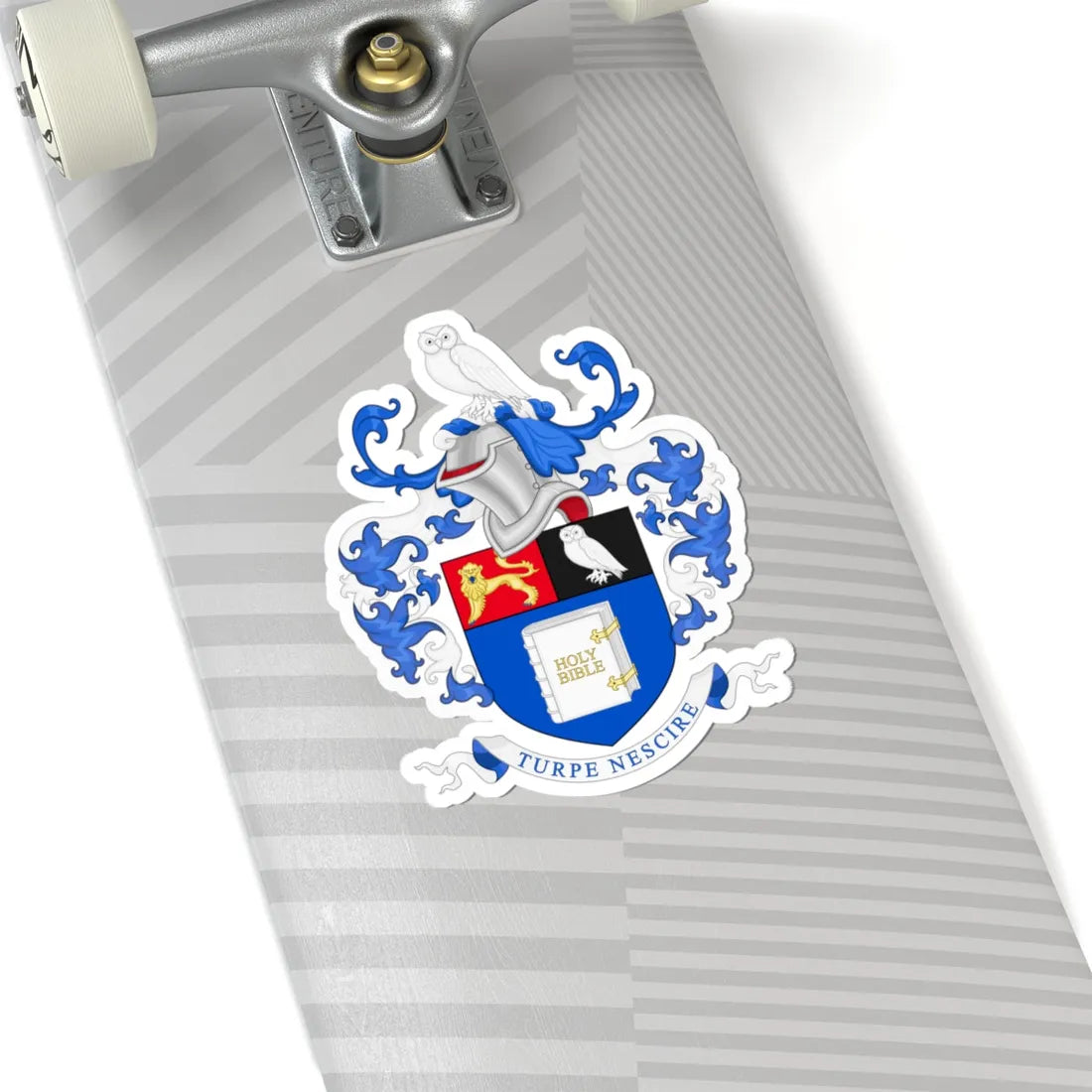 Coat of Arms of Queen Elizabeth Grammar School Wakefield (England) (Coat of Arms) STICKER Vinyl Kiss-Cut Decal - The Sticker Space