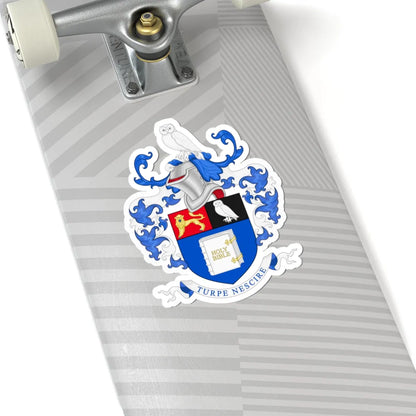 Coat of Arms of Queen Elizabeth Grammar School Wakefield (England) (Coat of Arms) STICKER Vinyl Kiss-Cut Decal - The Sticker Space