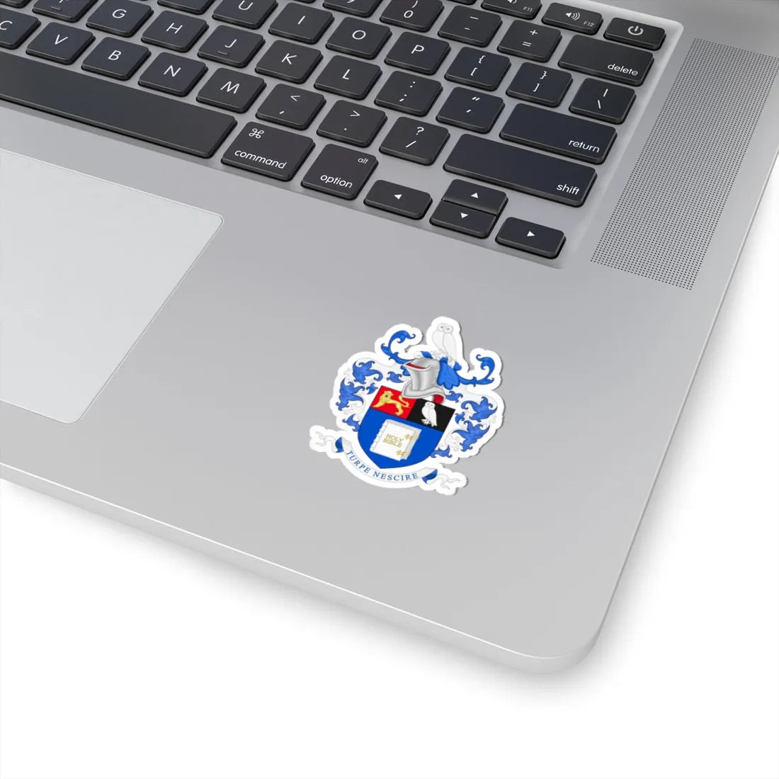 Coat of Arms of Queen Elizabeth Grammar School Wakefield (England) (Coat of Arms) STICKER Vinyl Kiss-Cut Decal - The Sticker Space