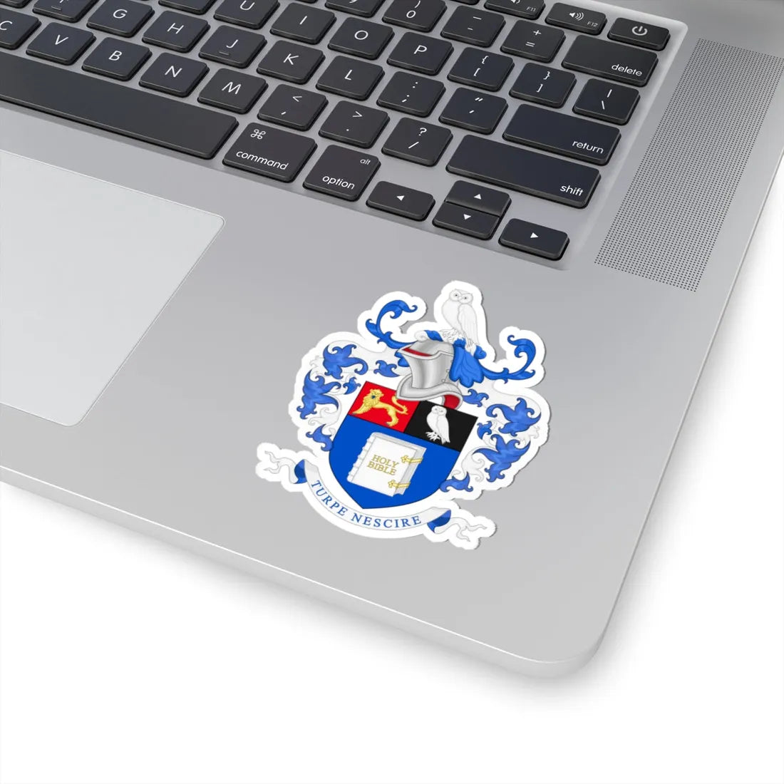 Coat of Arms of Queen Elizabeth Grammar School Wakefield (England) (Coat of Arms) STICKER Vinyl Kiss-Cut Decal - The Sticker Space