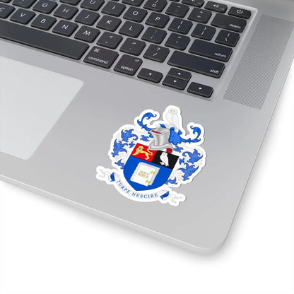 Coat of Arms of Queen Elizabeth Grammar School Wakefield (England) (Coat of Arms) STICKER Vinyl Kiss-Cut Decal - The Sticker Space