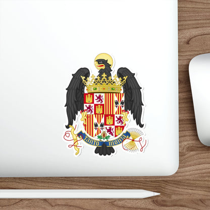 Coat of Arms of Queen Isabella of Castile (1492-1504) STICKER Vinyl Die-Cut Decal-The Sticker Space