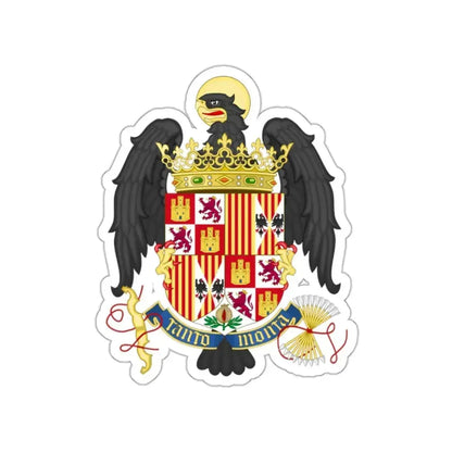 Coat of Arms of Queen Isabella of Castile (1492-1504) STICKER Vinyl Die-Cut Decal 2 Inch - The Sticker Space