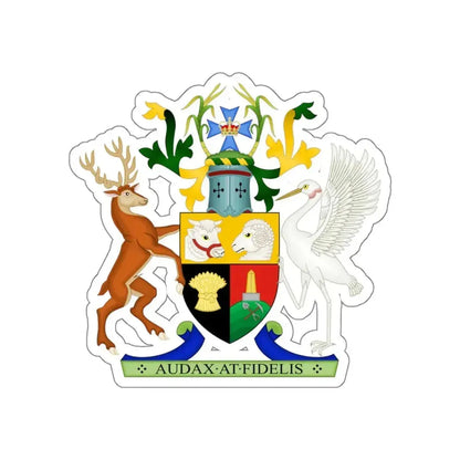 Coat of Arms of Queensland STICKER Vinyl Die-Cut Decal 4 Inch - The Sticker Space