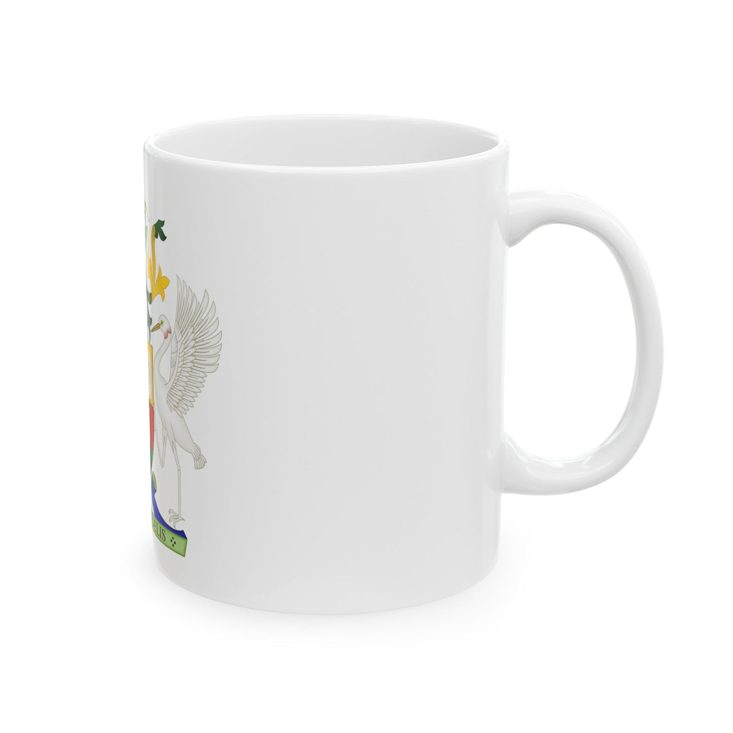 Coat of Arms of Queensland - White Coffee Mug-The Sticker Space