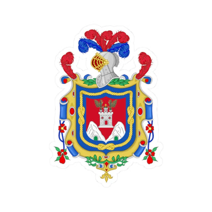 Coat of Arms of Quito (Spain) (Coat of Arms) STICKER Vinyl Kiss-Cut Decal 2 Inch White - The Sticker Space