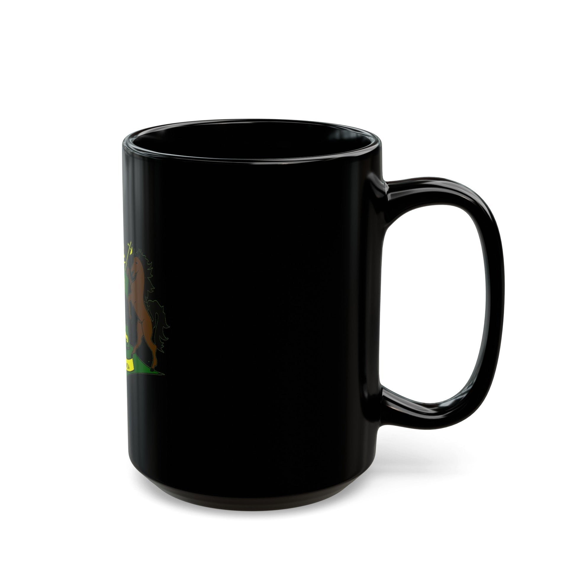 Coat of arms of QwaQwa - Black Coffee Mug-The Sticker Space