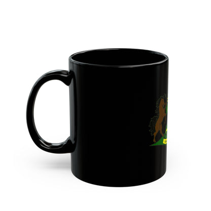 Coat of arms of QwaQwa - Black Coffee Mug-The Sticker Space