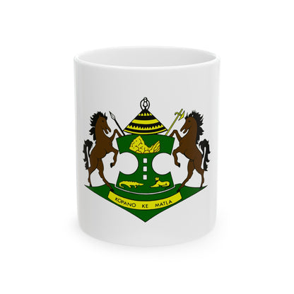 Coat of arms of QwaQwa - White Coffee Mug-11oz-The Sticker Space