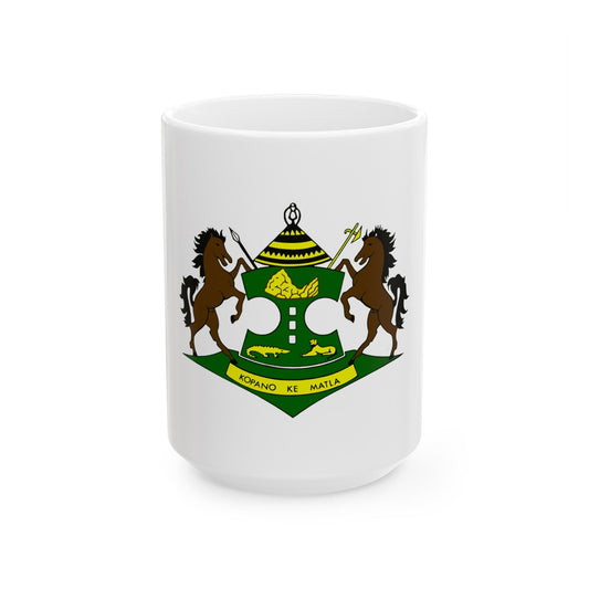 Coat of arms of QwaQwa - White Coffee Mug-15oz-The Sticker Space