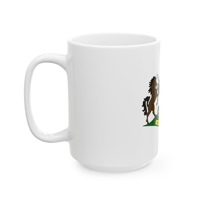 Coat of arms of QwaQwa - White Coffee Mug-The Sticker Space