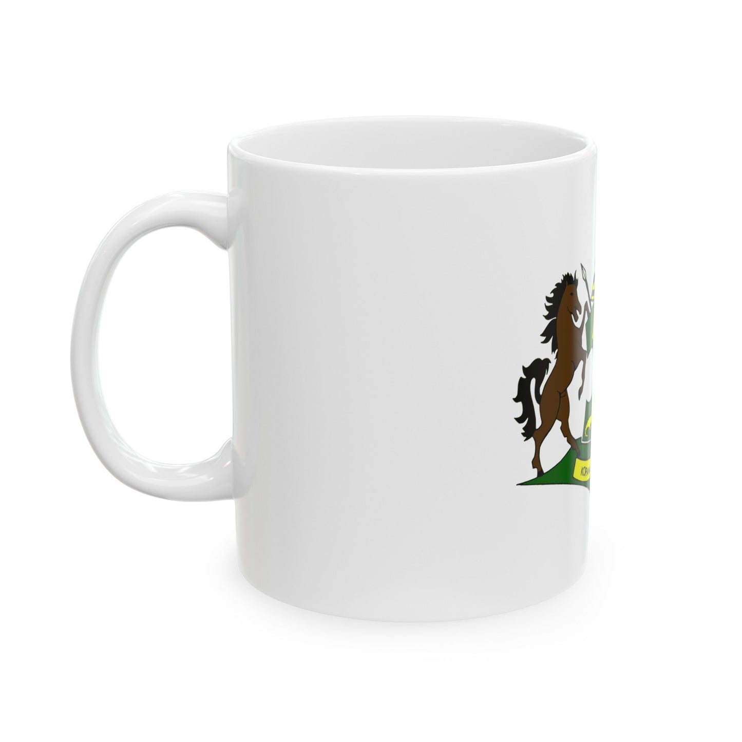 Coat of arms of QwaQwa - White Coffee Mug-The Sticker Space