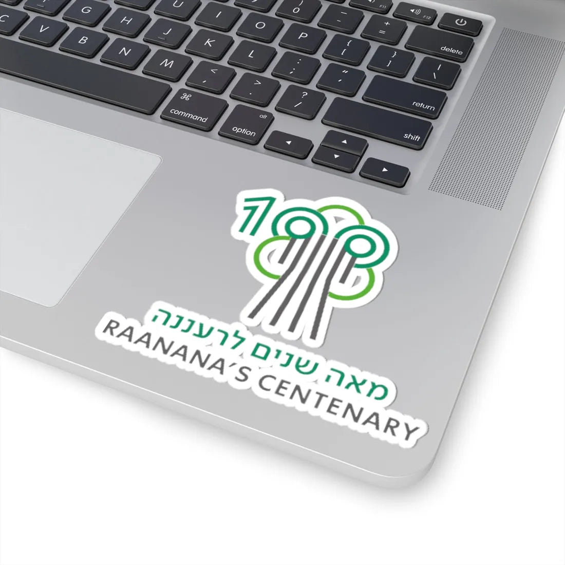 Coat of Arms of Raanana Centenary (Israel) (Coat of Arms) STICKER Vinyl Kiss-Cut Decal - The Sticker Space