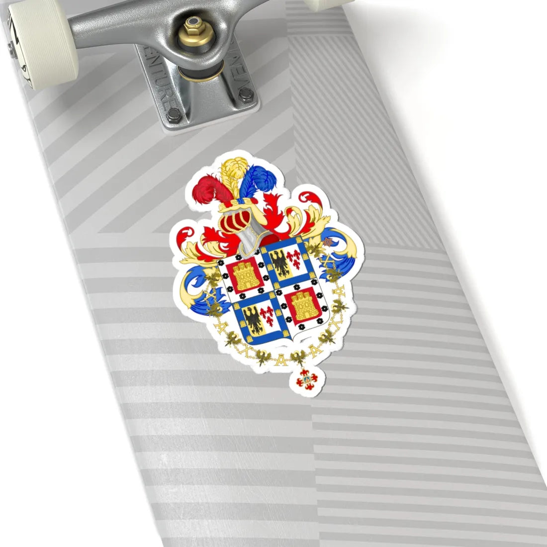 Coat of Arms of Ramón Menéndez Pidal (Spain) (Coat of Arms) STICKER Vinyl Kiss-Cut Decal - The Sticker Space