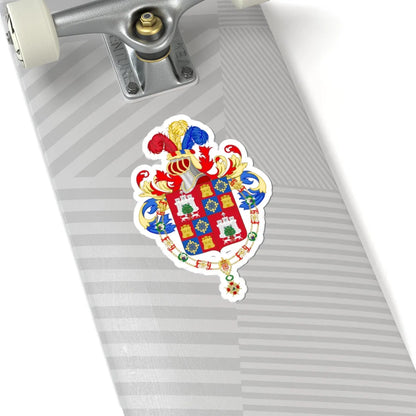 Coat of Arms of Ramón Serapio Antonio Castillo Order of Isabella the Catholic (Argentina) (Coat of Arms) STICKER Vinyl Kiss-Cut Decal - The Sticker Space