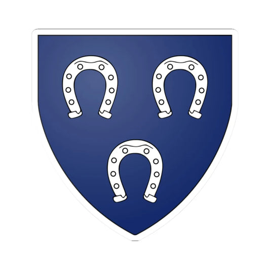 Coat of Arms of Rashka (Serbia) (Coat of Arms) STICKER Vinyl Kiss-Cut Decal 2 Inch White - The Sticker Space