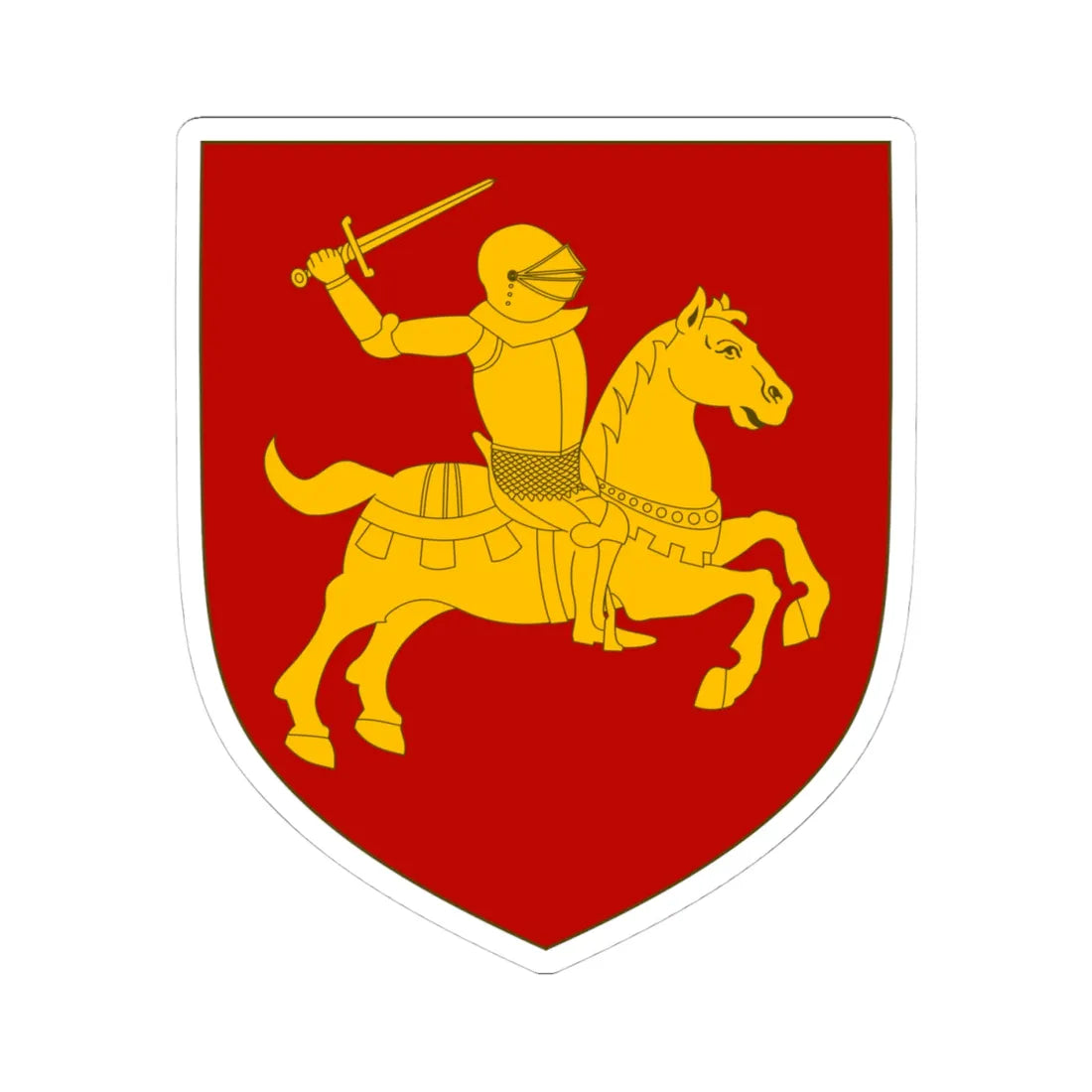 Coat of arms of Republic of Ancona (Italy) (Coat of Arms) STICKER Vinyl Kiss-Cut Decal 4 Inch White - The Sticker Space