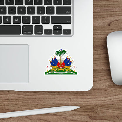 Coat of arms of Republic of Haiti (1859–1964) STICKER Vinyl Die-Cut Decal-The Sticker Space